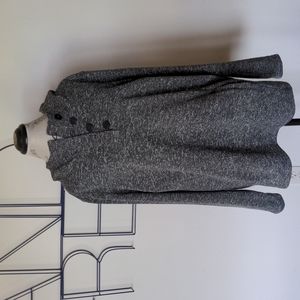 Columbia Heathered Fleece Quarter Button Hoodie